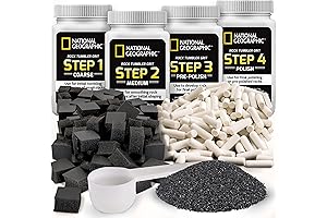 NATIONAL GEOGRAPHIC Rock Tumbler Media: The Ultimate Rock Polishing Supplies Kit