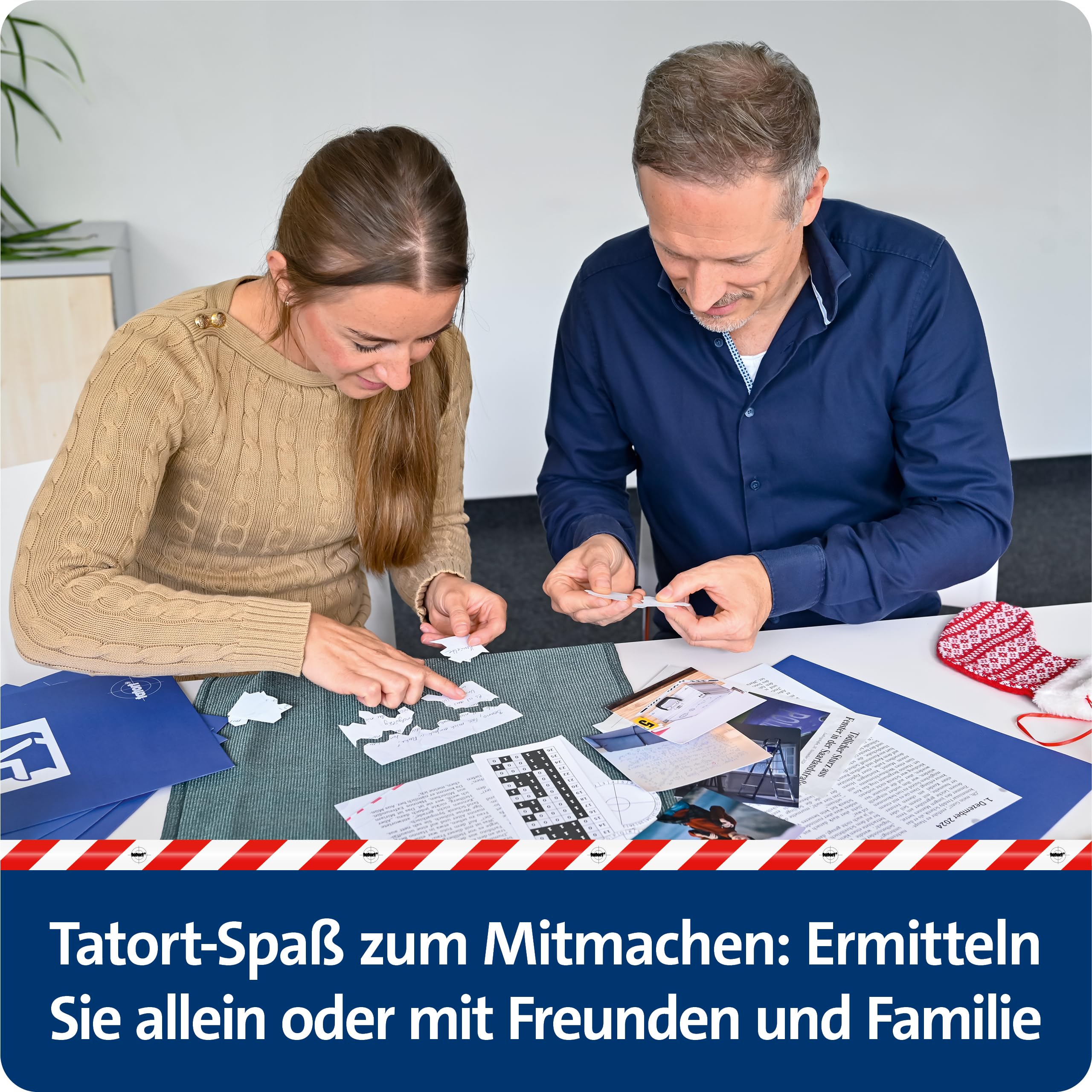 FRANZIS 67227 - Tatort Escape Adventskalender: Niemals vergessen, niemals vergeben, Escape Room mit 24 spannenden Rätseln für die Adventszeit