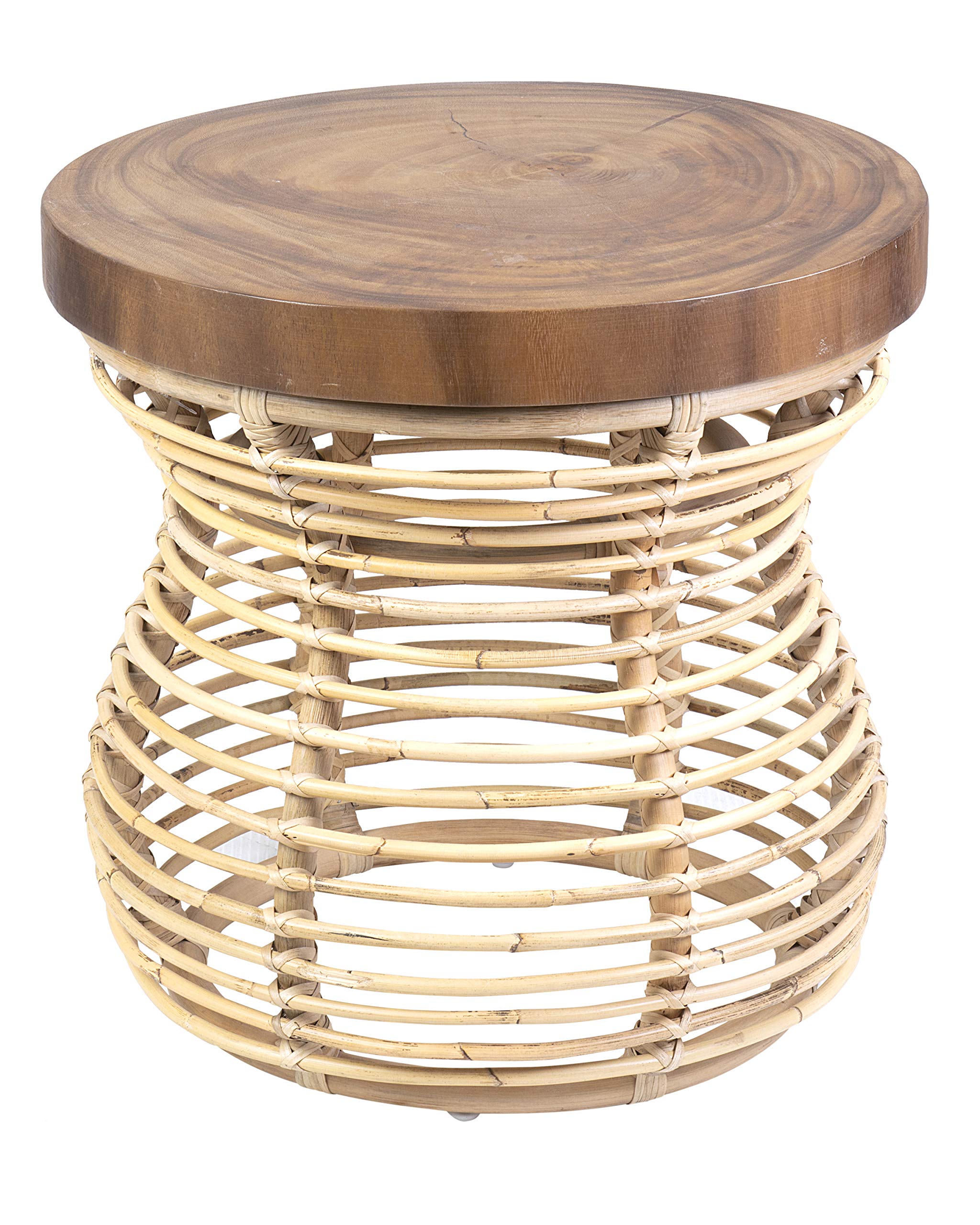 East at Main Hannah end table Brown