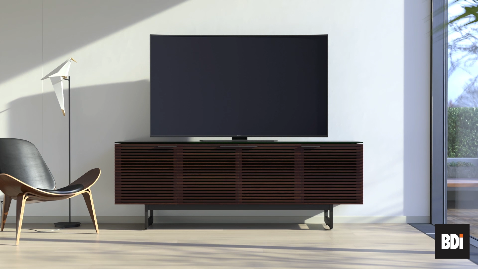Amazon.com: BDI Corridor 8173 Quad-Width Low Media Cabinet