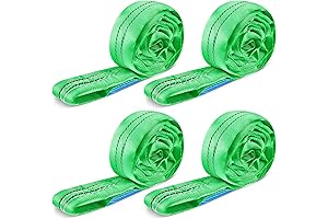 Fabbay Lifting Straps: 5300 Lbs. Vertical Lifting Capacity for Heavy Duty Hoisting