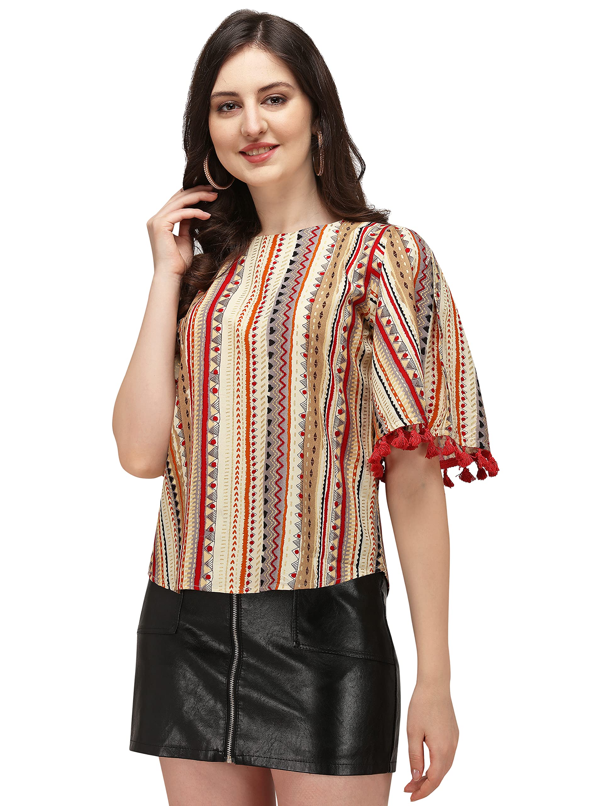 greciilooks Women's Regular Fit Tops | Tops for Women | Tops for Jeans for Women | Rayon Tops for Women | One Piece Tops for Women | Western Tops for Women Stylish-picture-20