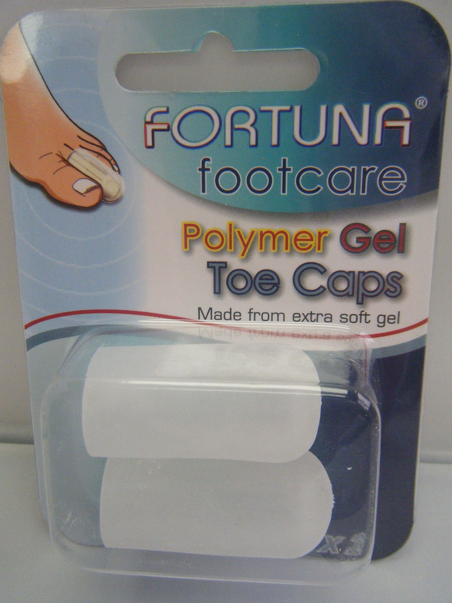 Fortuna: Polymer Gel Toe Cap [Extra Soft Gel] [2 caps] (Medium-Large [1 Pack])