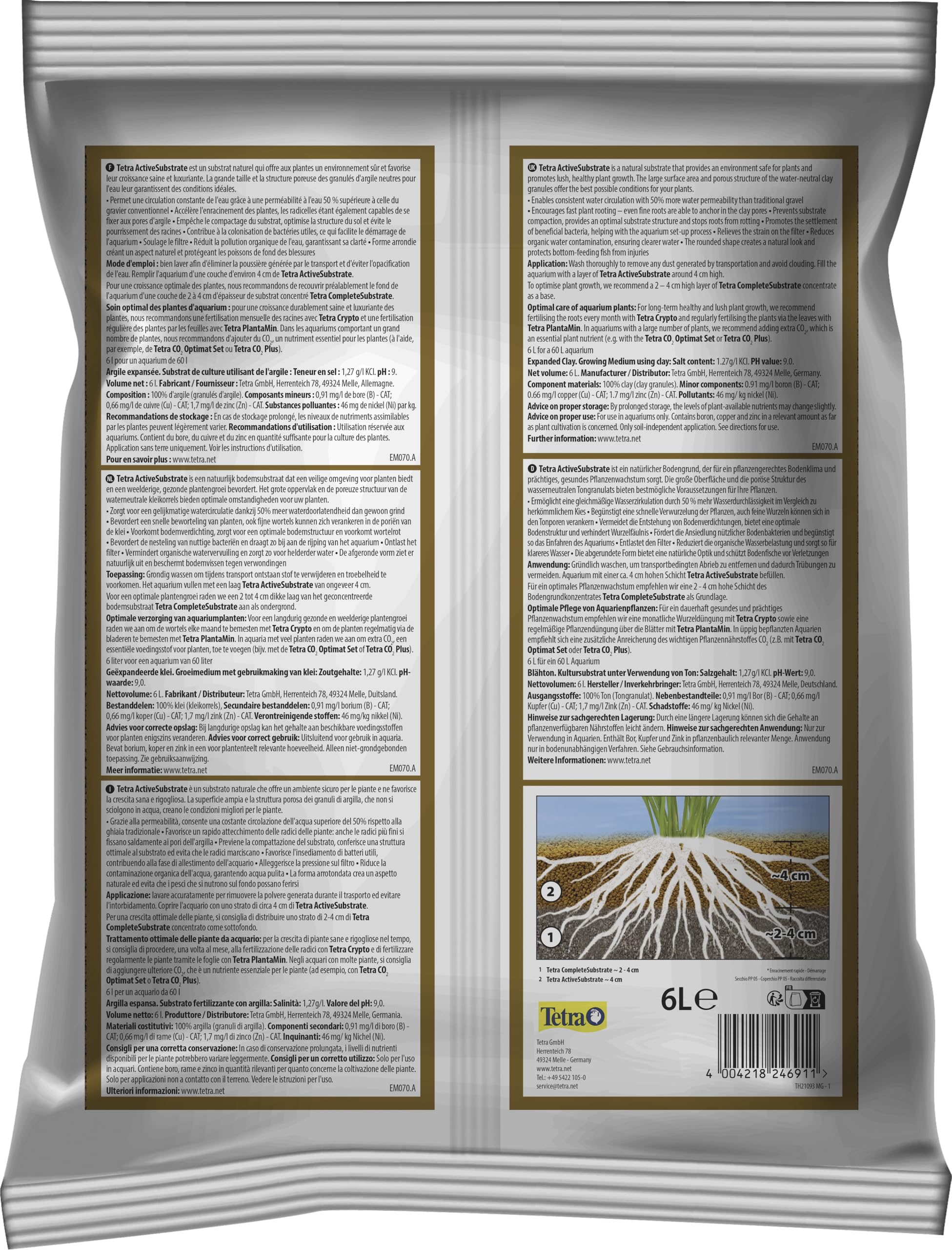 Tetra Active Substrate, 6 L