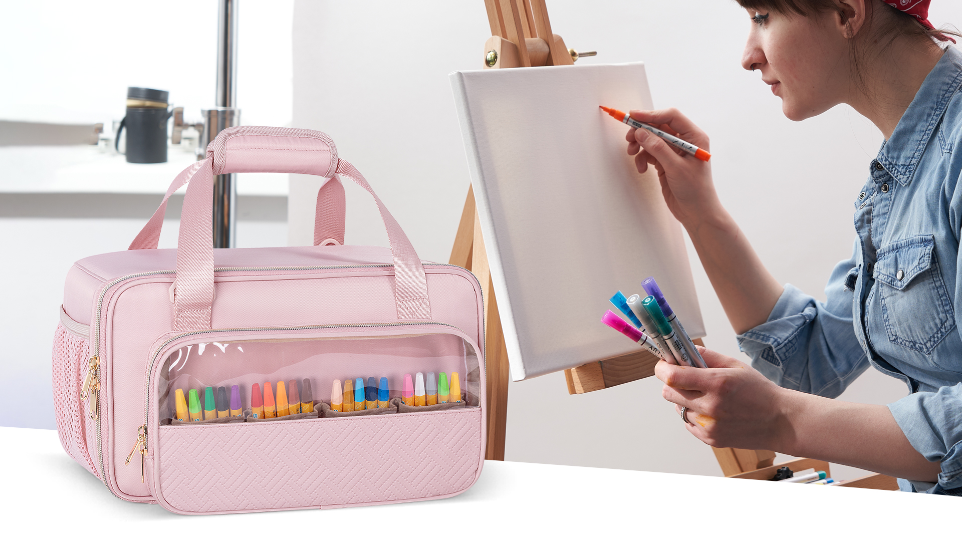Amazon.com: Prokva Marker Organizer Case for 216 Markers, Large