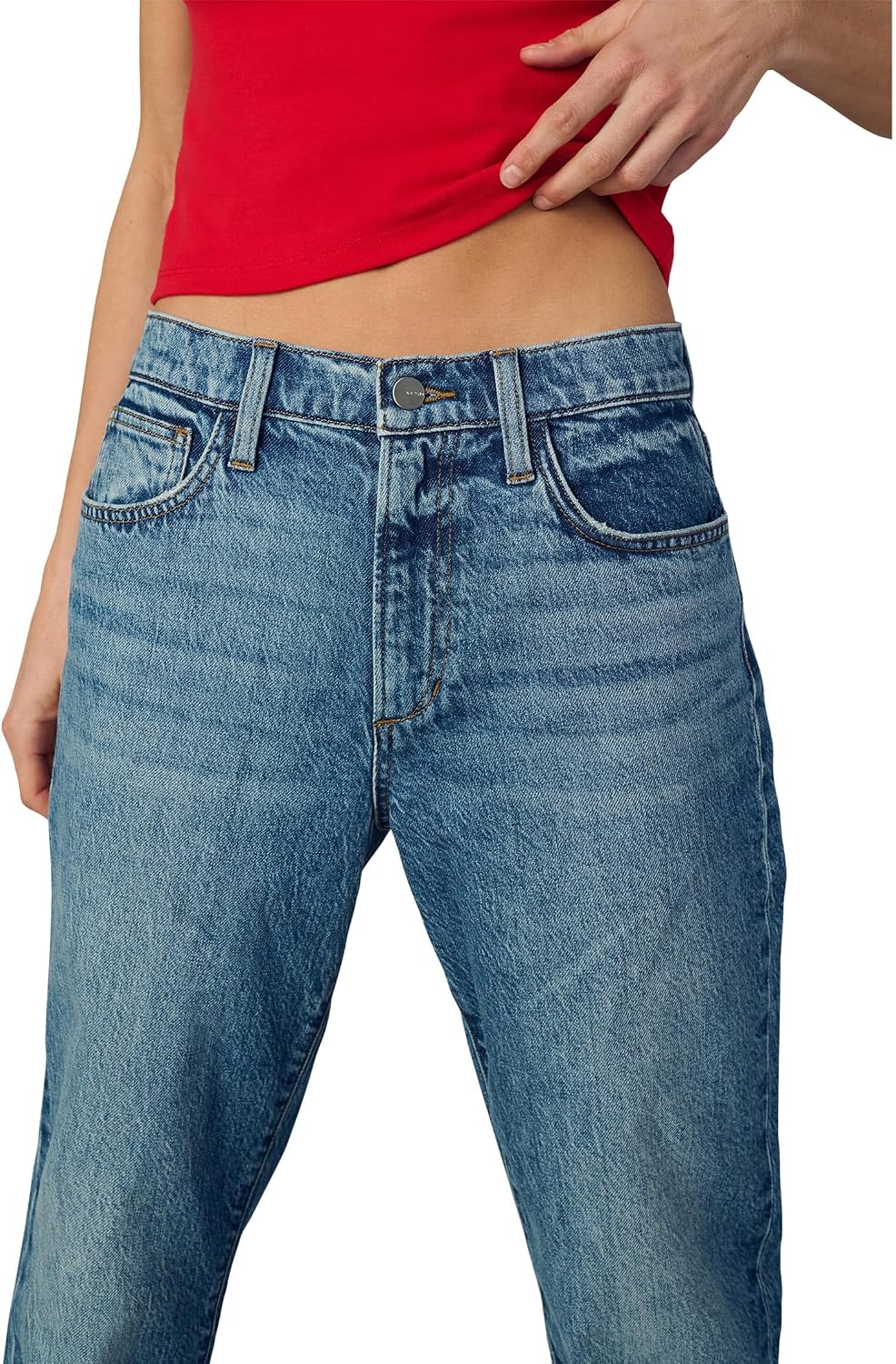 Joe's Jeans Women's The 90's Niki Mid Rise Boyfriend Straight Leg Jean