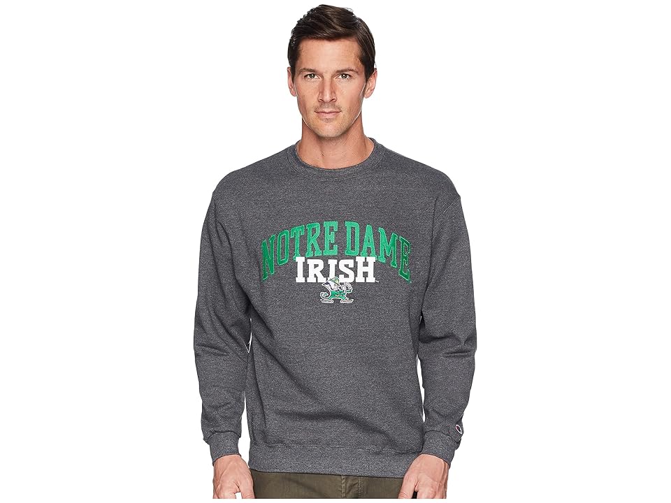 

Champion College Notre Dame Fighting Irish Eco(r) Powerblend(r) Crew (Granite Heather) Boy's Short Sleeve Pullover