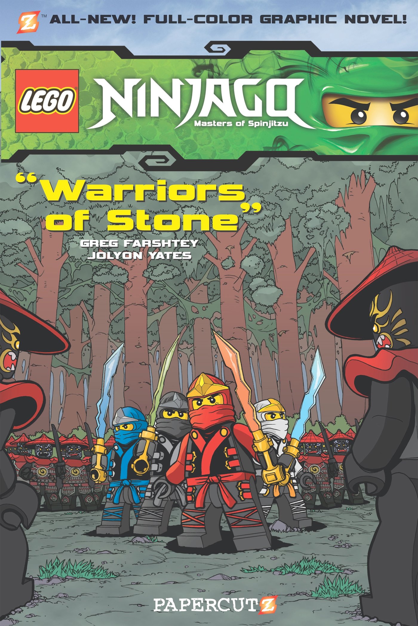 Cover of LEGO Ninjago #6: Warriors of Stone (Lego Ninjago Masters of Spinjitzu)