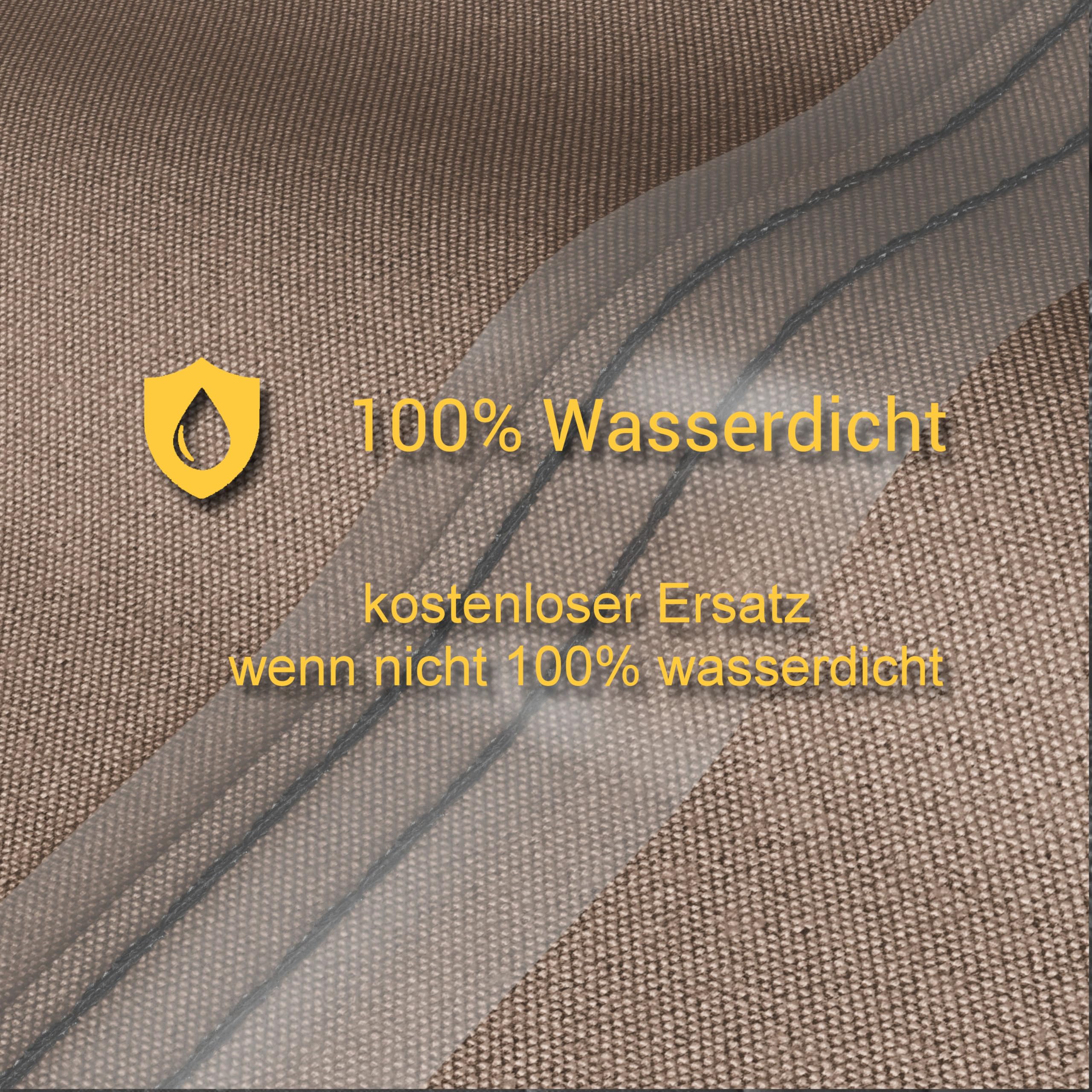 Sofa Abdeckung nach Maß für Sitzbank Bank Stuhl 2-Sitzer 3-Sitzer, Sonnenliege, Liegestuhl, Materialqualität: Oxford 600D, wasserdicht mit versiegelten Nähten, Robustes Zubehör - Made in EU