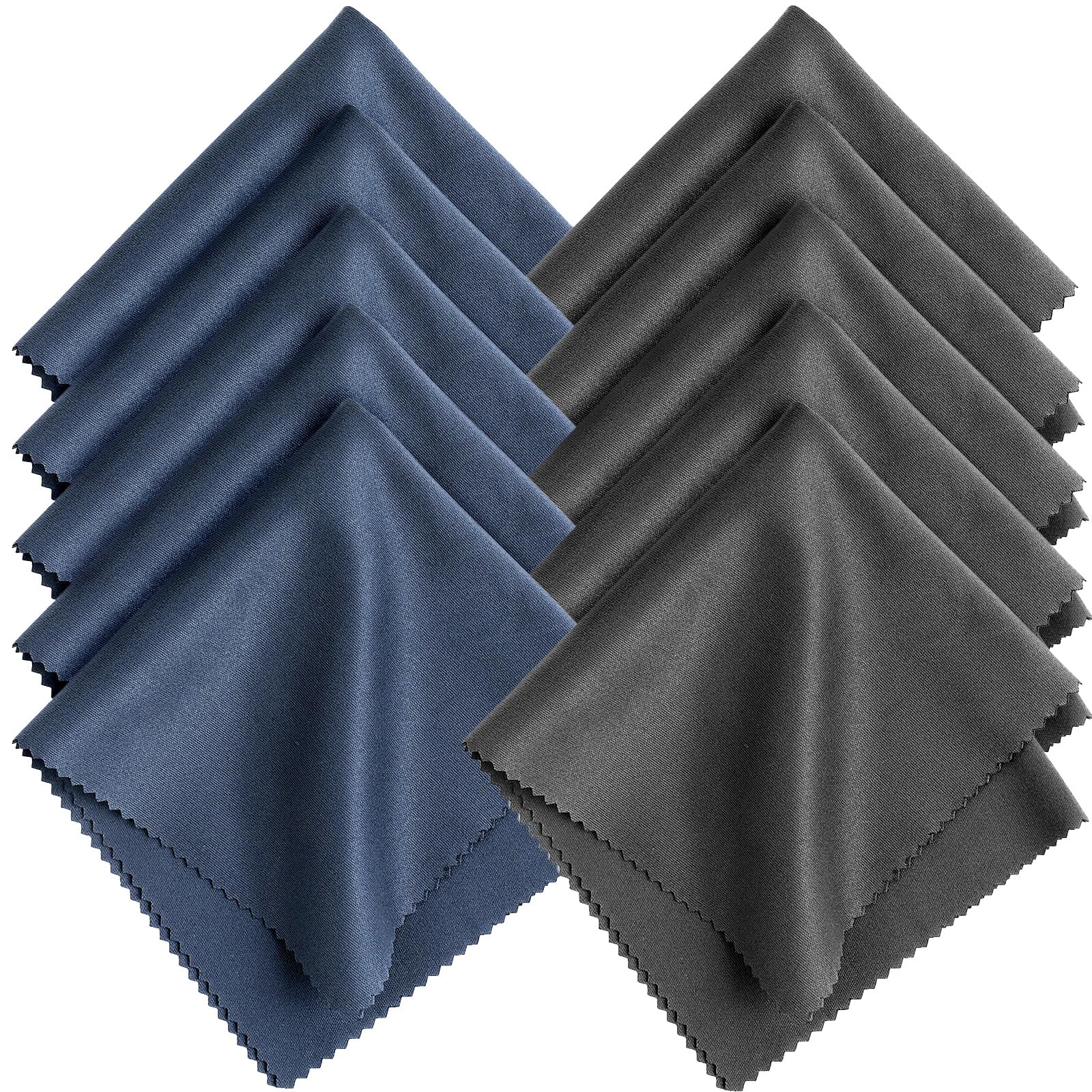 Panni In Microfibra Per Pulizia Occhiali E Schermi - 10 Pezzi Riutilizzabili, 20x20 Cm