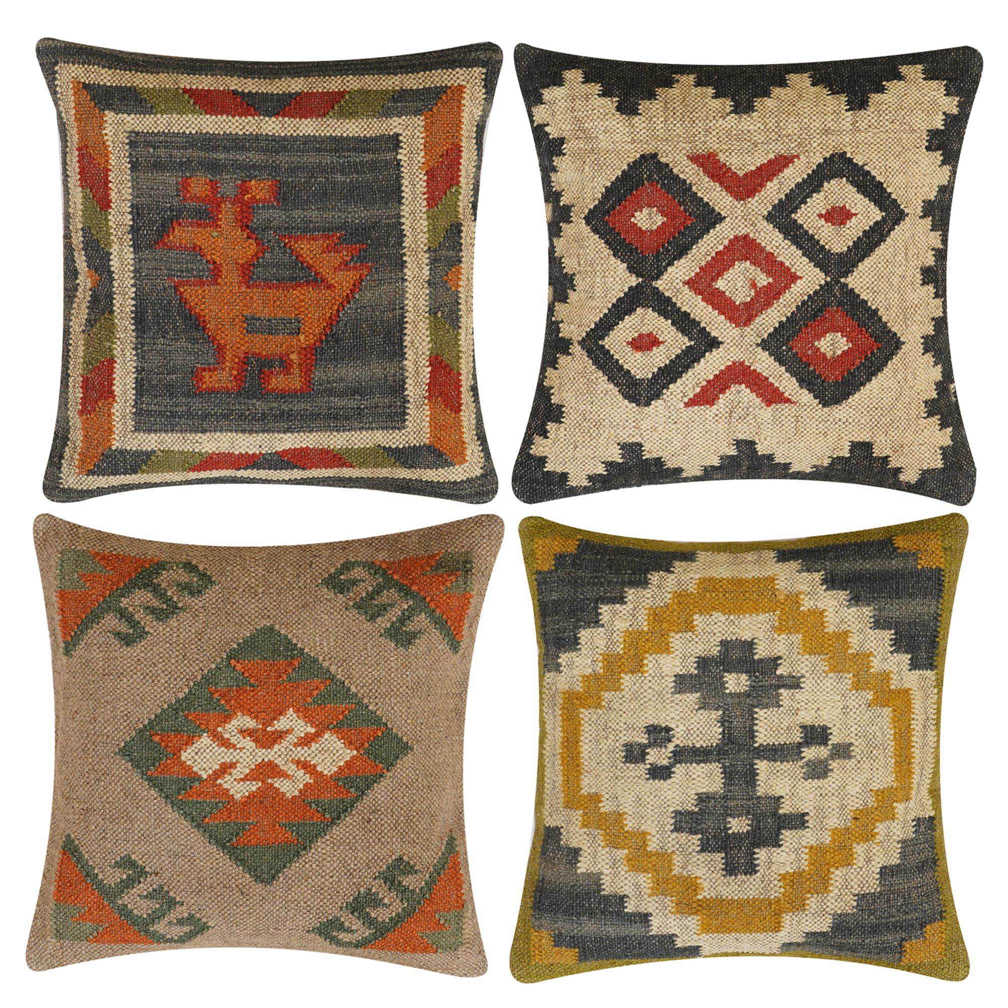 Coussin indien en jute indacorify pour sublimer votre décoration de salon