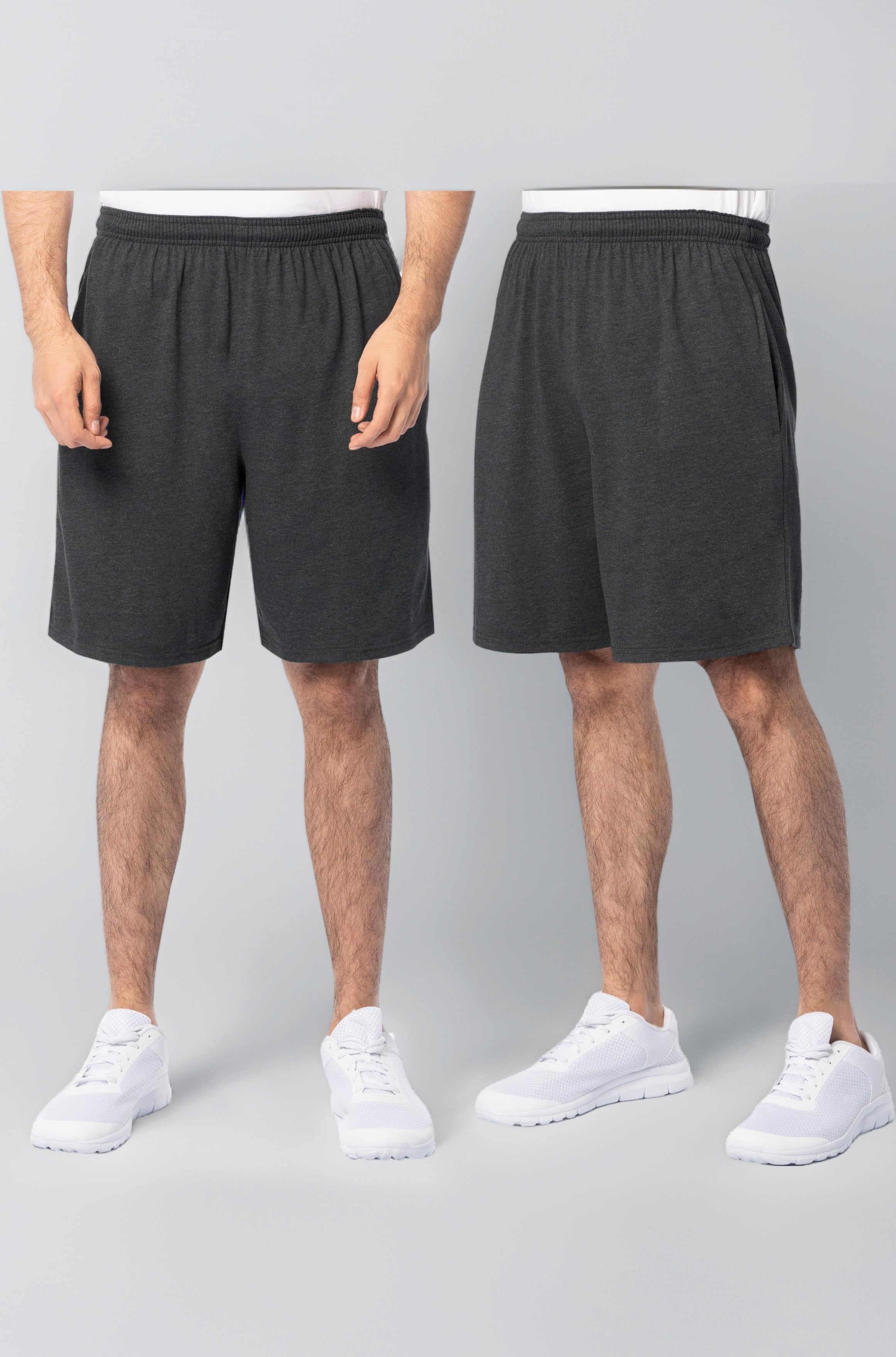 Fruit of the Loom Men's Eversoft Cotton Shorts with Pockets (S-4XL)