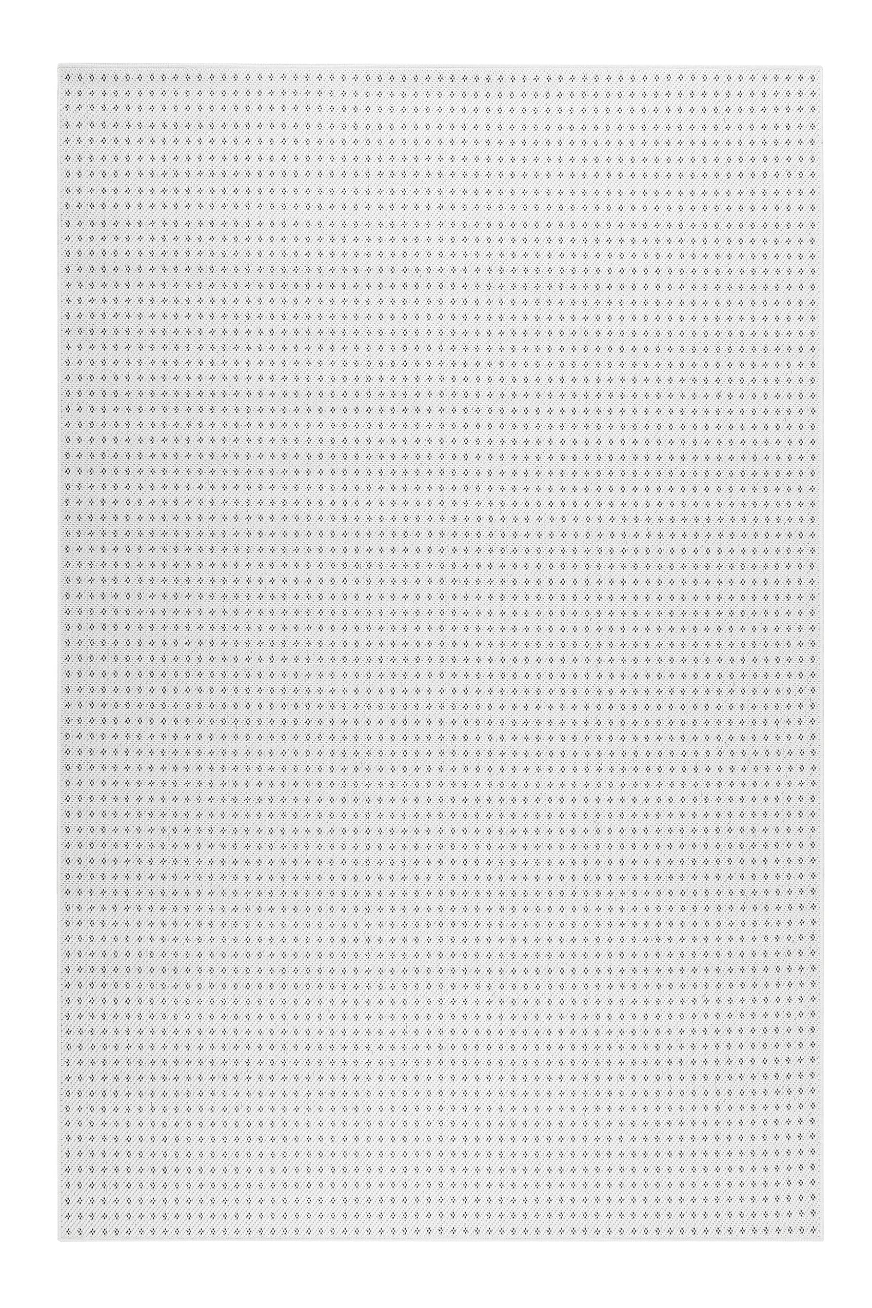 Esprit Home, dywan z krótkim włosiem do wewnątrz i na zewnątrz, bieżnik na taras, balkon, do kuchni, salonu, monroe (160 x 225 cm, biało-czarny)