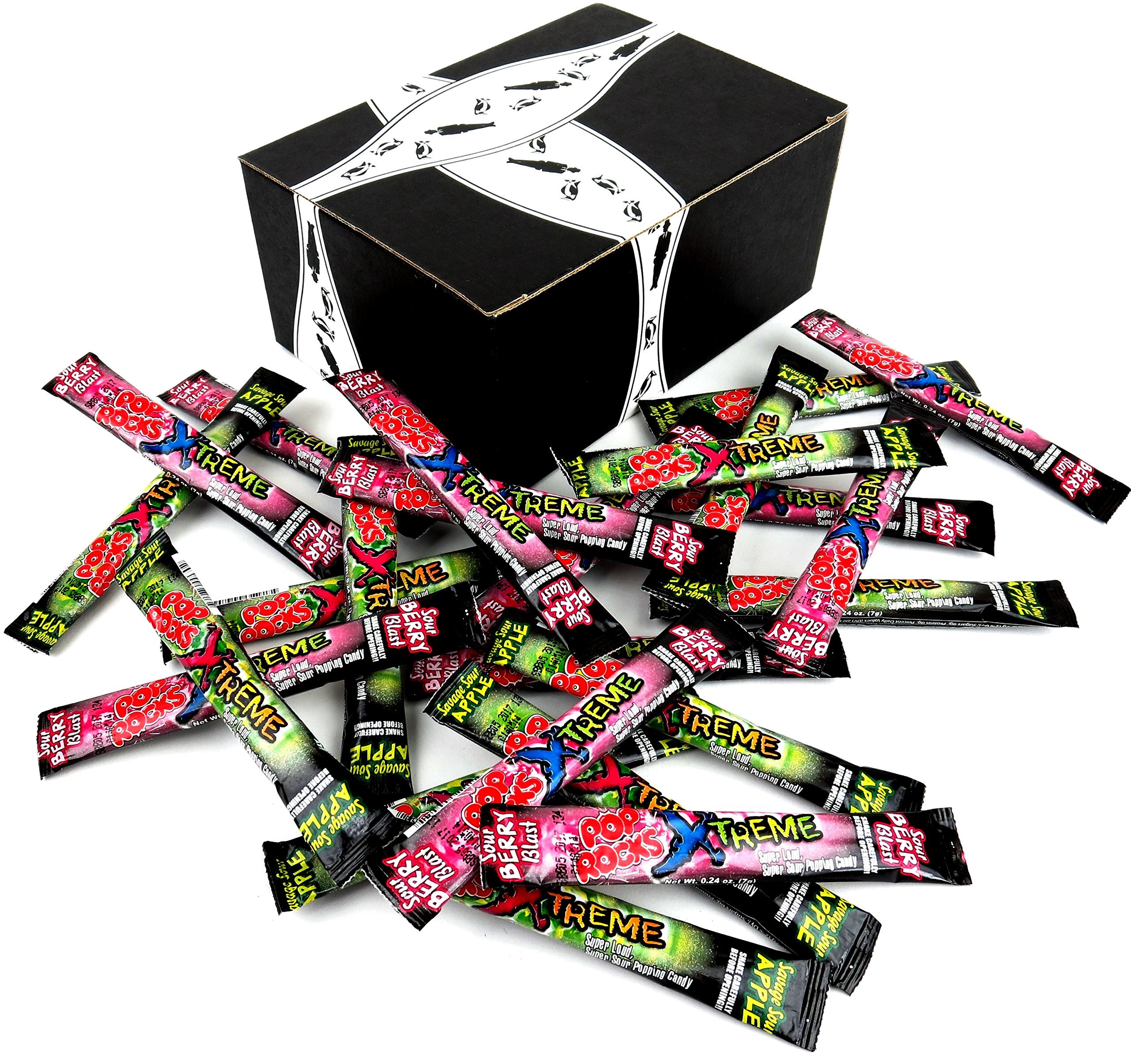 Pop Rocks Packets Pop Rocks Xtreme Sour Popping Candy 2 Flavor Variety Twelve ...