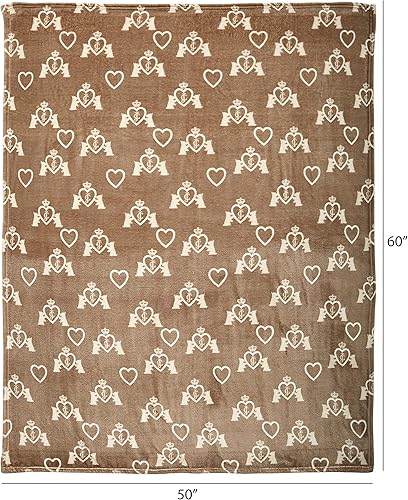 Miniatura 9 de Juicy Couture Manta de perro de 50 x 60 pulgadas color gris oscurogris claro, impresa, transpirable, ligera, lavable a máquina, manta de gato para