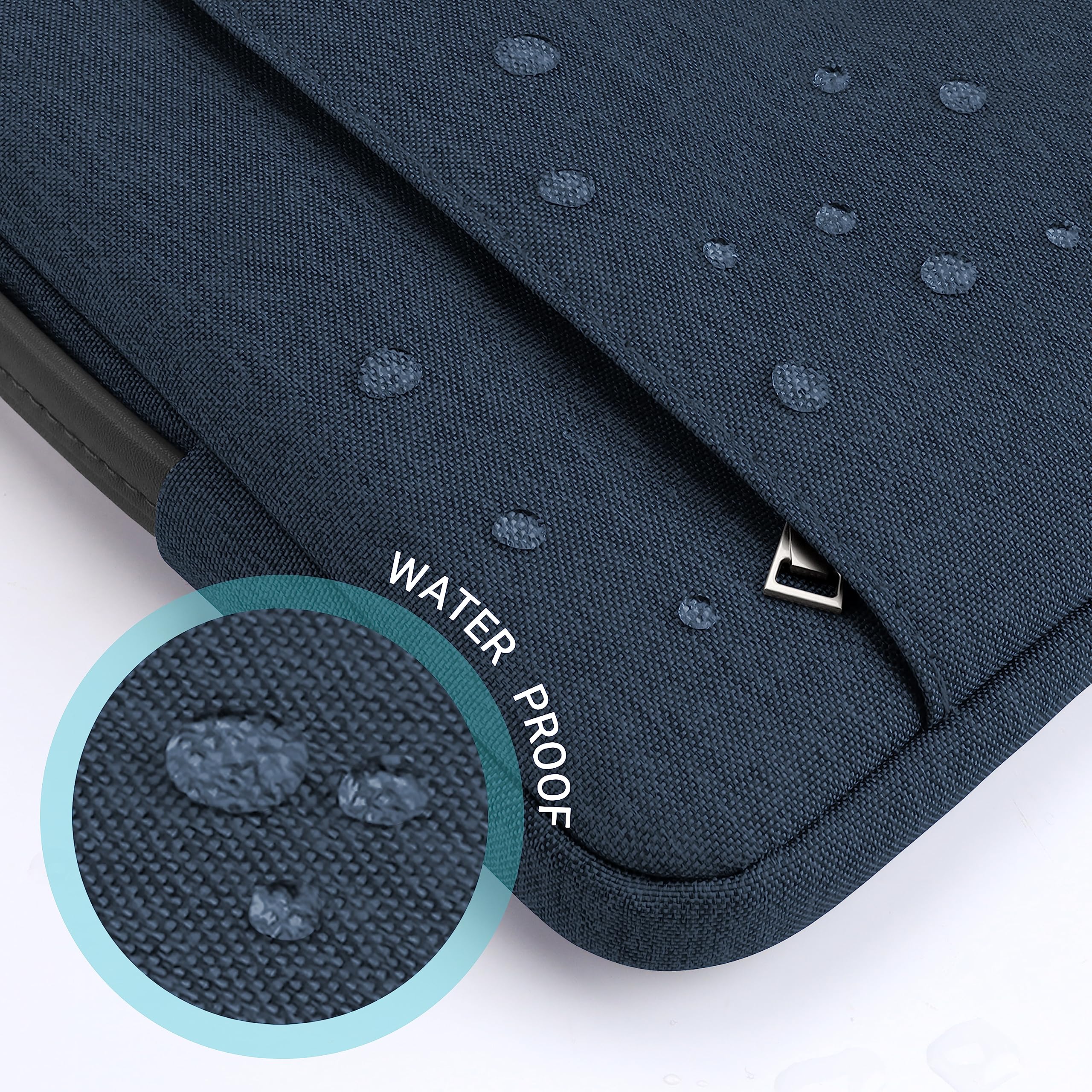 TECOOL Custodia 13 Pollici In Ecopelle Per Laptop - Impermeabile, Borsa Protettiva Con Chiusura Magnetica, Per MacBook Air/Pro, Dell XPS, Surface, Huawei MateBook, Haze Blu