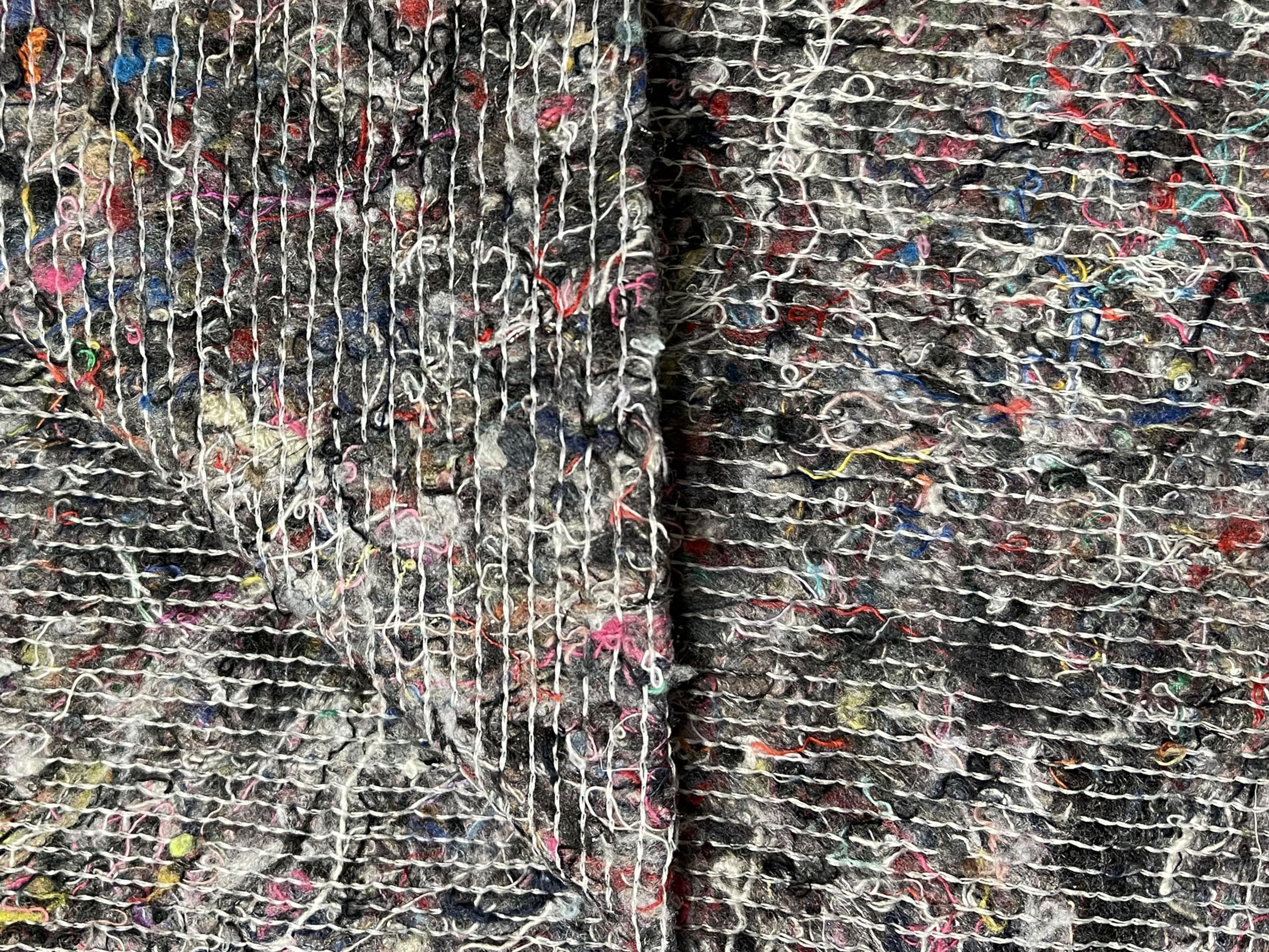 LNT Les Nouveaux Textiles - Lot de 3 Couvertures de Déménagement 150 x 200 cm - Protection Meubles - Haute Résistance, 300 gr/m² - Fibres Recyclées