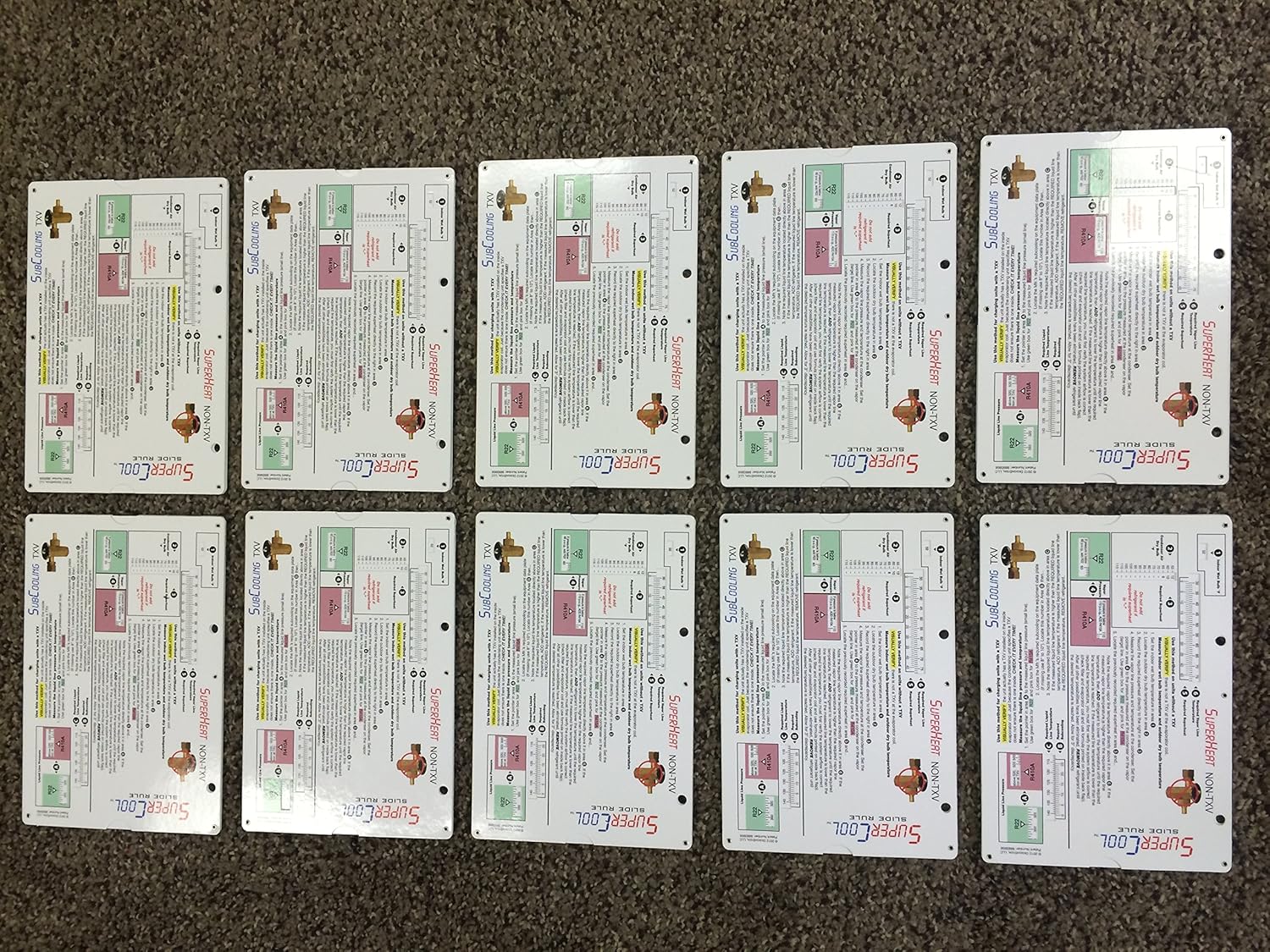 10 Lot New & Improved SuperCool Slide Rule Tools & Home