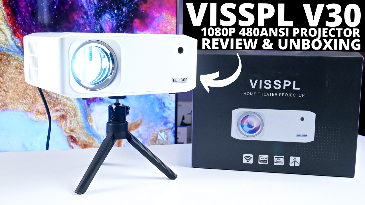 Watch How Can This Projector Surprise You? VISSPL V30 REVIEW on 
