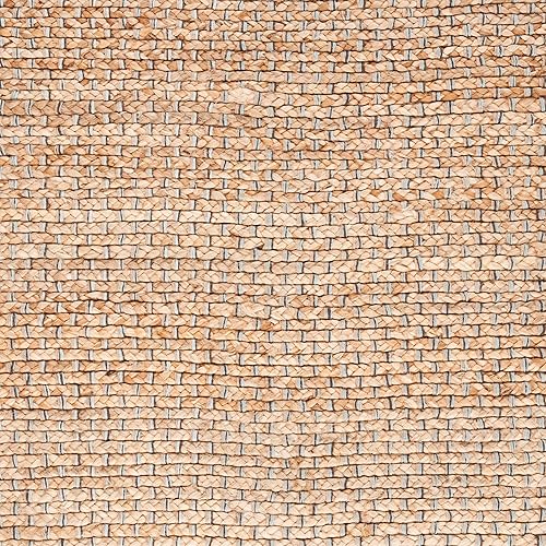 Miniatura 5 de SAFAVIEH Natural Fiber Collection - Alfombra de pasillo de 2 pies 6 pulgadas x 10 pies, azul claro y natural, yute hecho a mano, ideal para zonas de