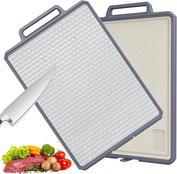 ROTTOGOON Stainless Steel Double-Sided Chopping Board