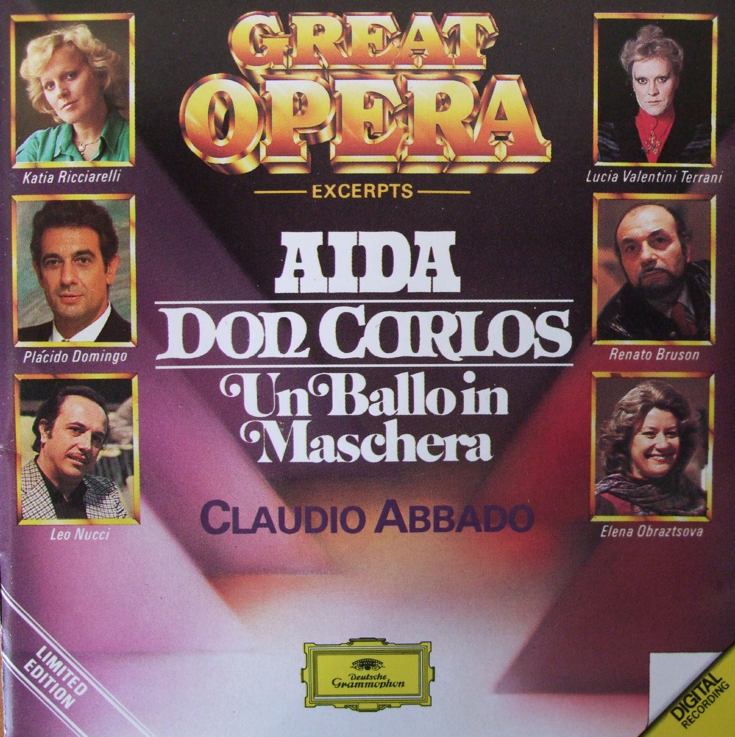 AIDA - DON CARLOS/UN BALLO IN MASCHERA (1 CD) [Audio CD]