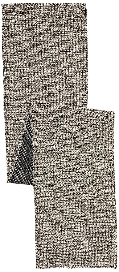 Violet Linen Basketweave Design, Polyester Chenille Decorative Table Runner, 13