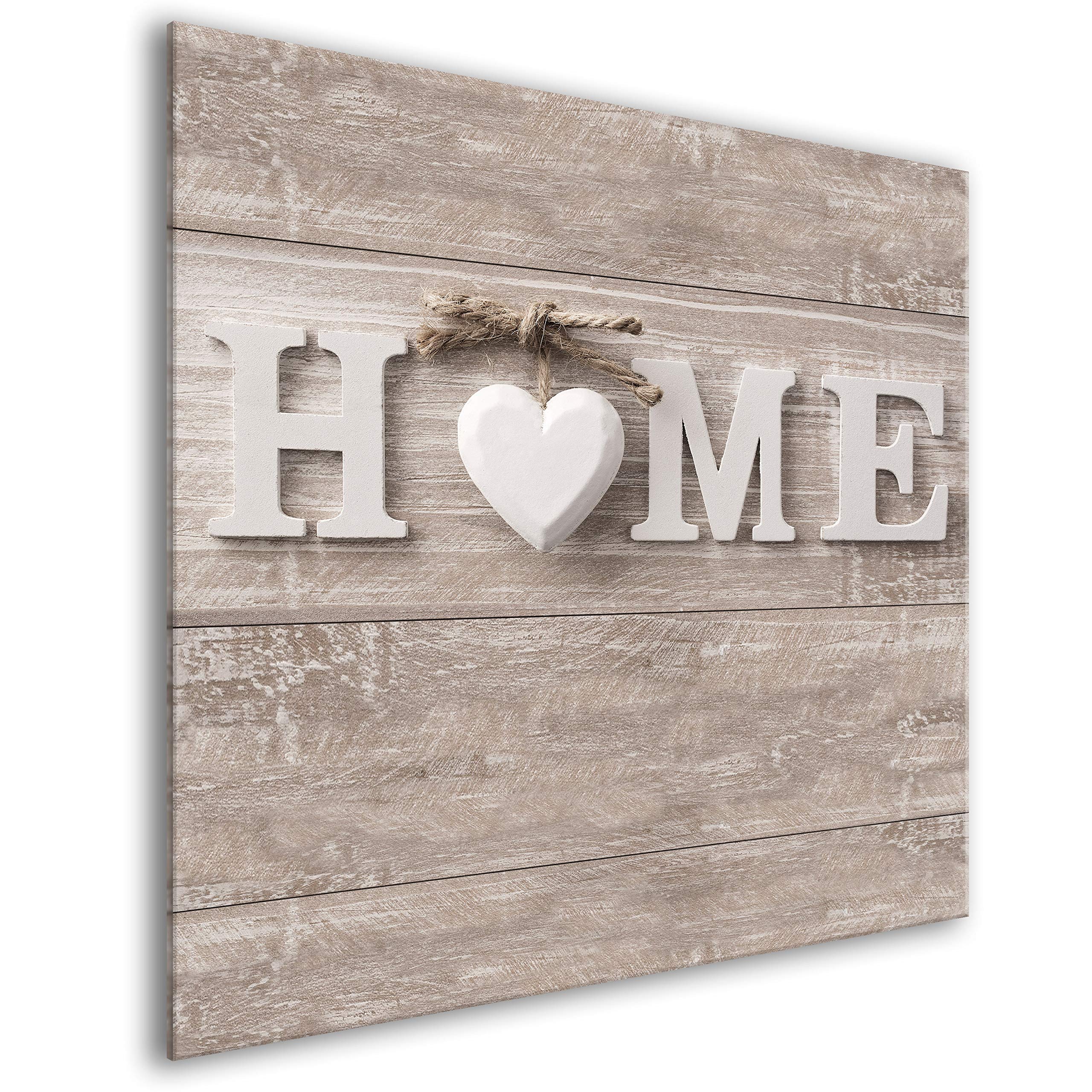 murando Paraschizzi in Vetro per Cucina Pannello Paraspruzzi per Piano Cottura Pannello per Parete Decorazione Grafica 80x80 cm Home Casa Legno m-B-0056-aq-a