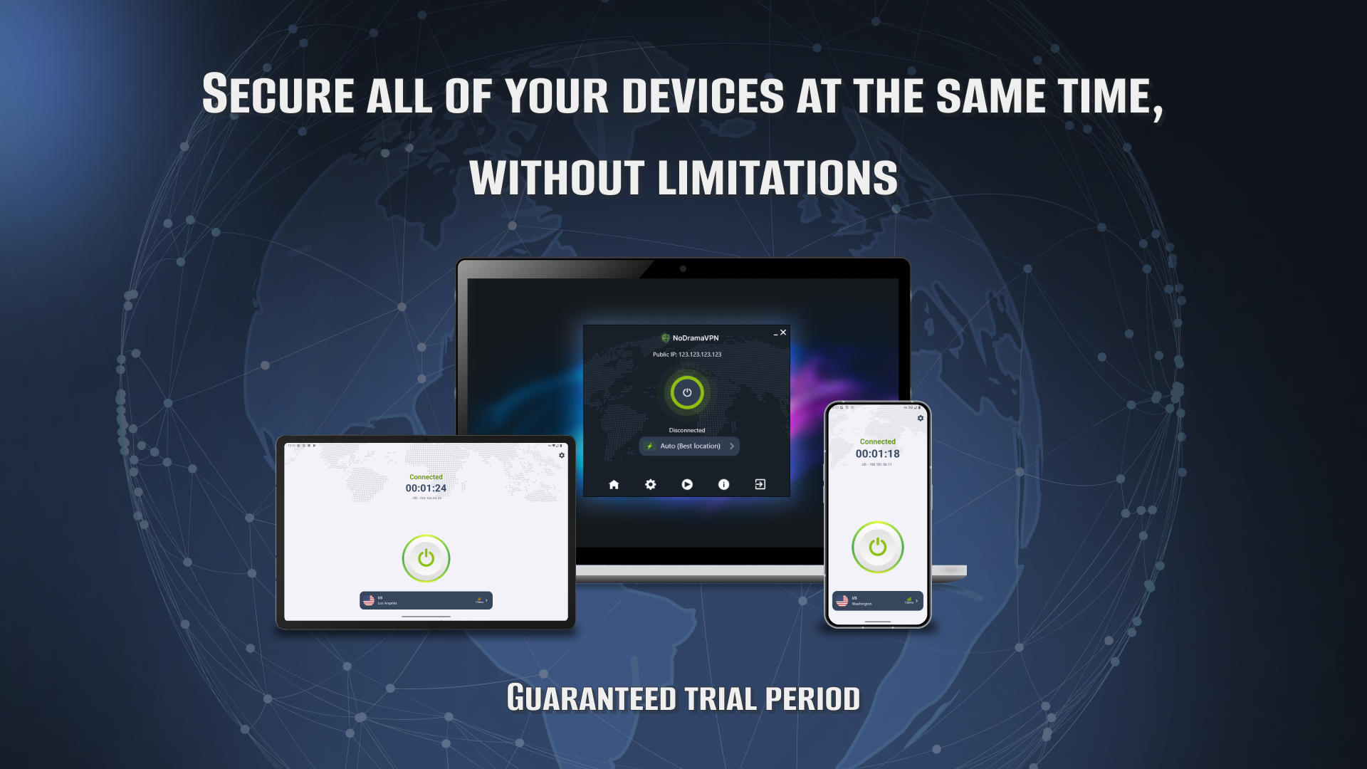 Netdom Vpn NoDramaVPN - unlimited VPN with fast global servers - App on Amazon ...