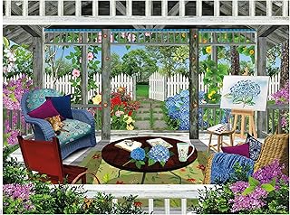 Ceaco - Tracy Flickinger - Summer Gazebo - Oversized 300 Piece Jigsaw Puzzle
