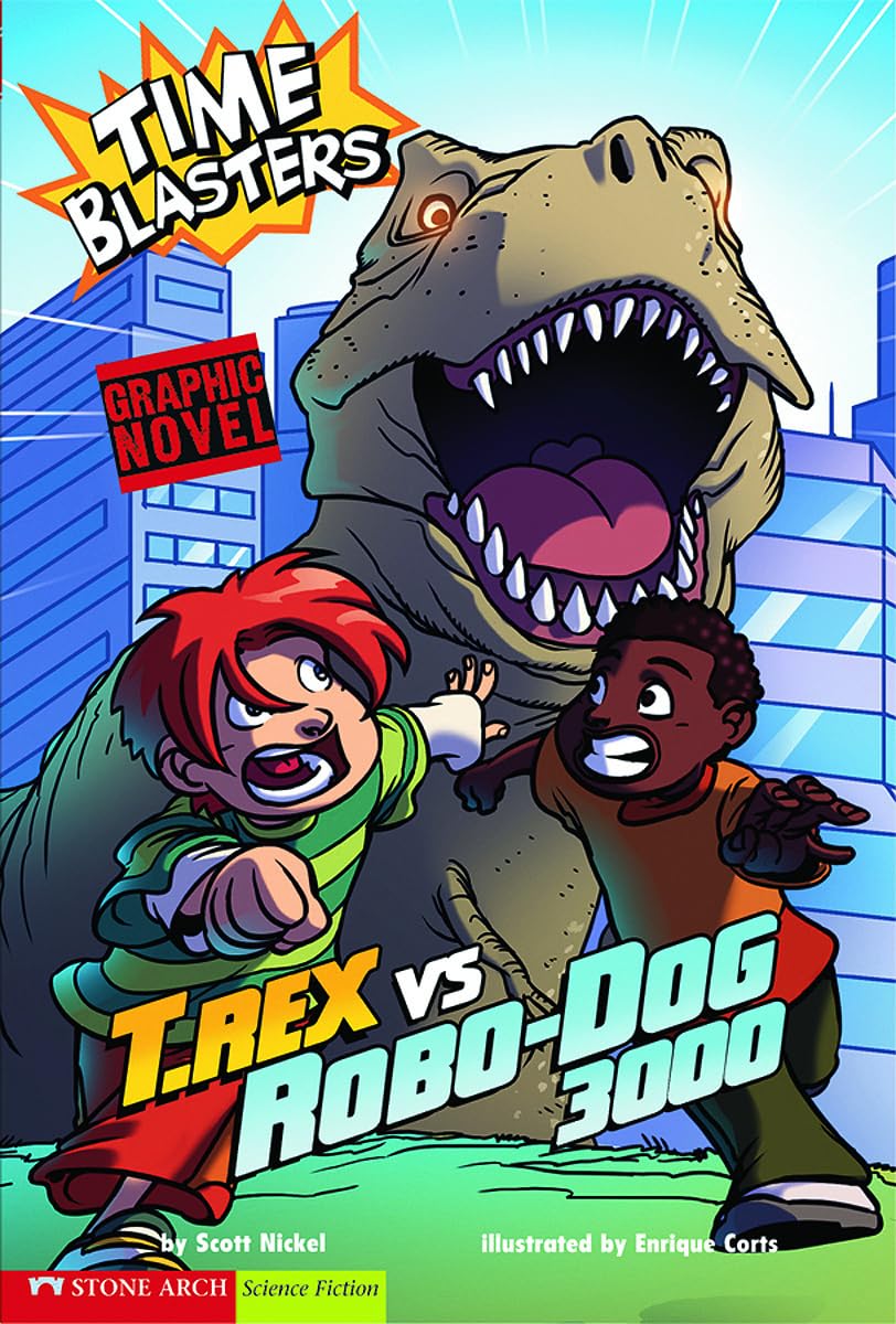 T. Rex vs Robo-Dog 3000 (Graphic Sparks)