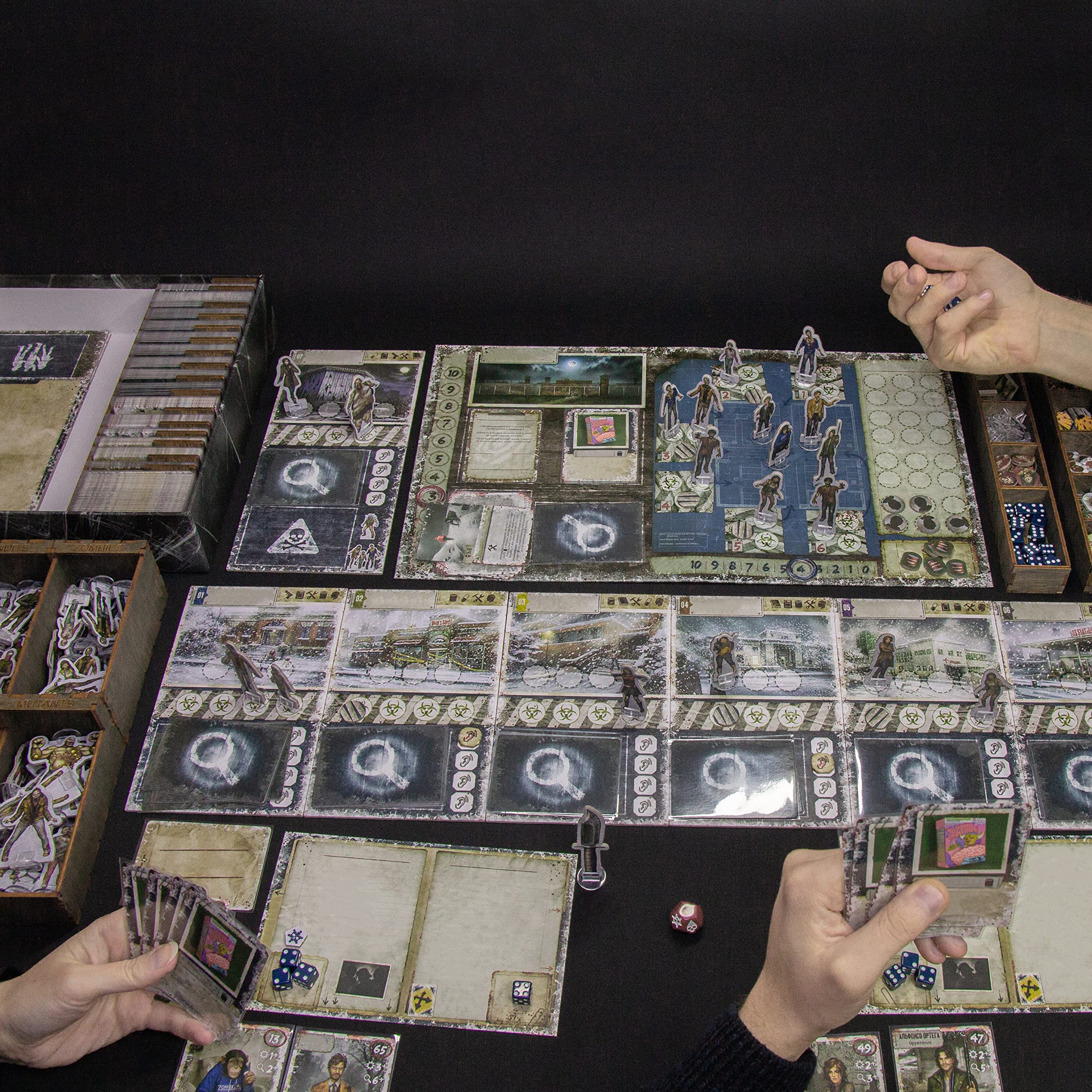 Amazon.com: SMONEX Dead of Winter The Long Night Organizer - Convenient Dead  of Winter Board Game Insert Ideal for Sleeved Cards - Strong Plywood Dead  of Winter Organizer Insert : Toys & Games