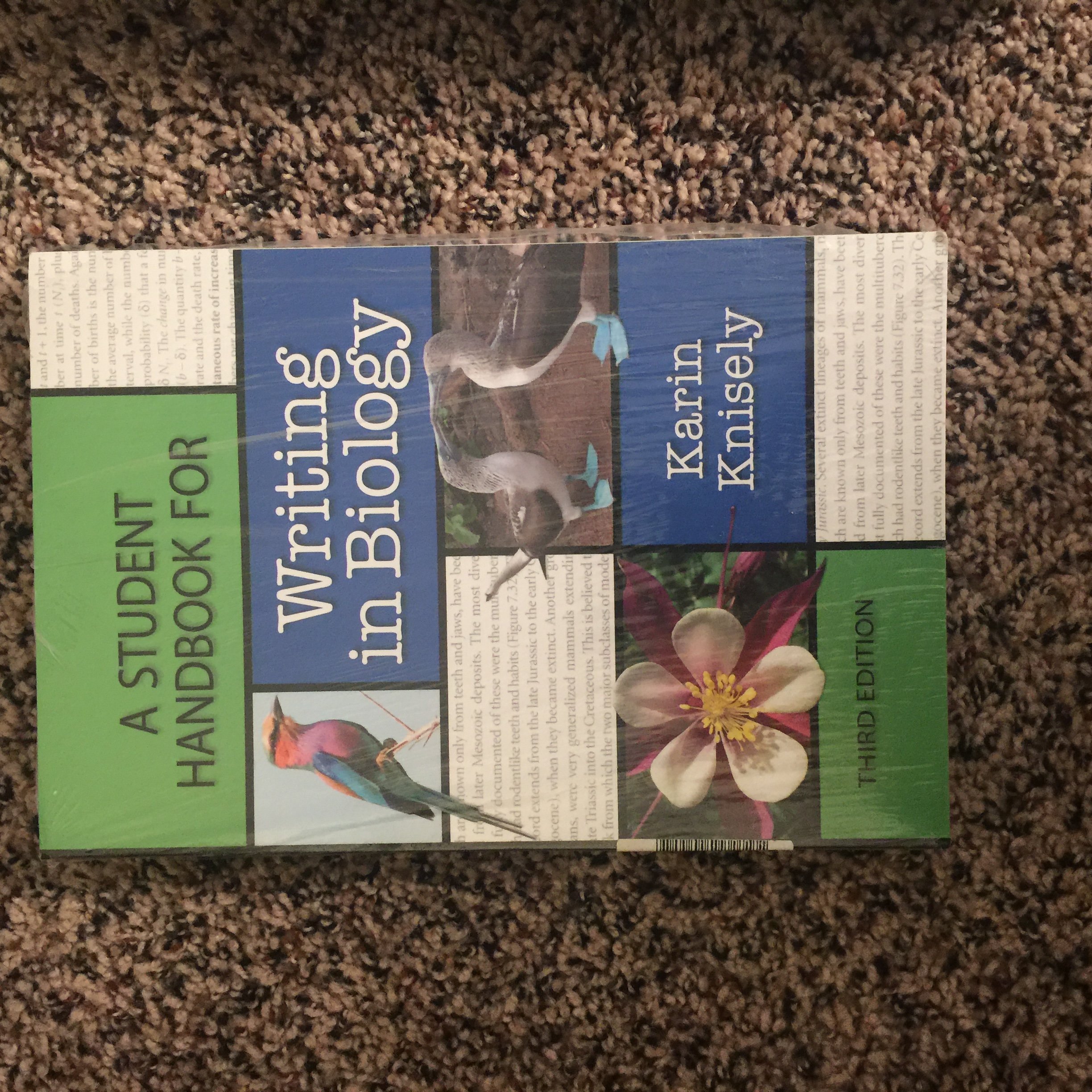 A Student Handbook for Writing in Biology