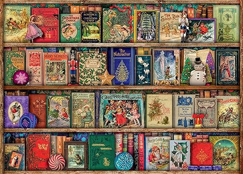 Miniatura 2 de Ravensburger The Christmas Library rompecabezas de 1000 piezas