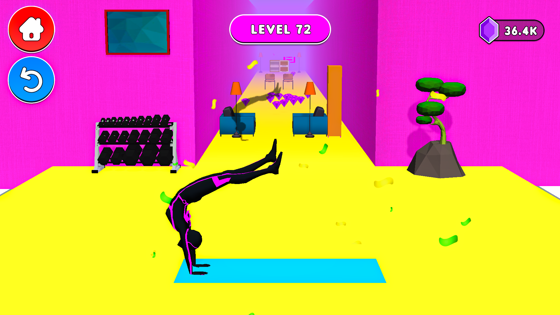 Flex Body Run: Yoga Pose Challenge – Race & Flex Girl Runner Game ...