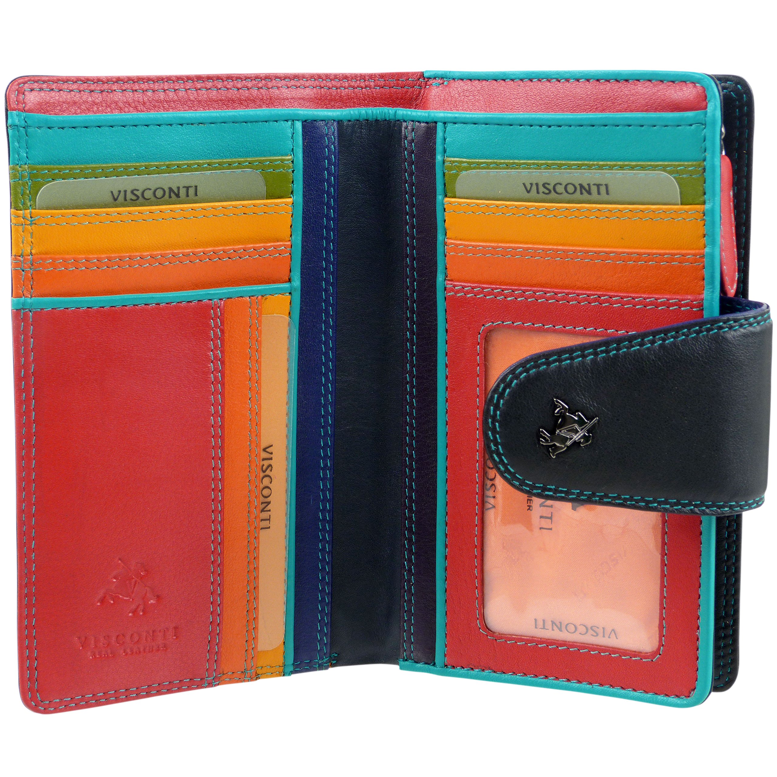 Luchiano ViscontiLadies Soft Leather Purse Wallet By Spectrum Boxed