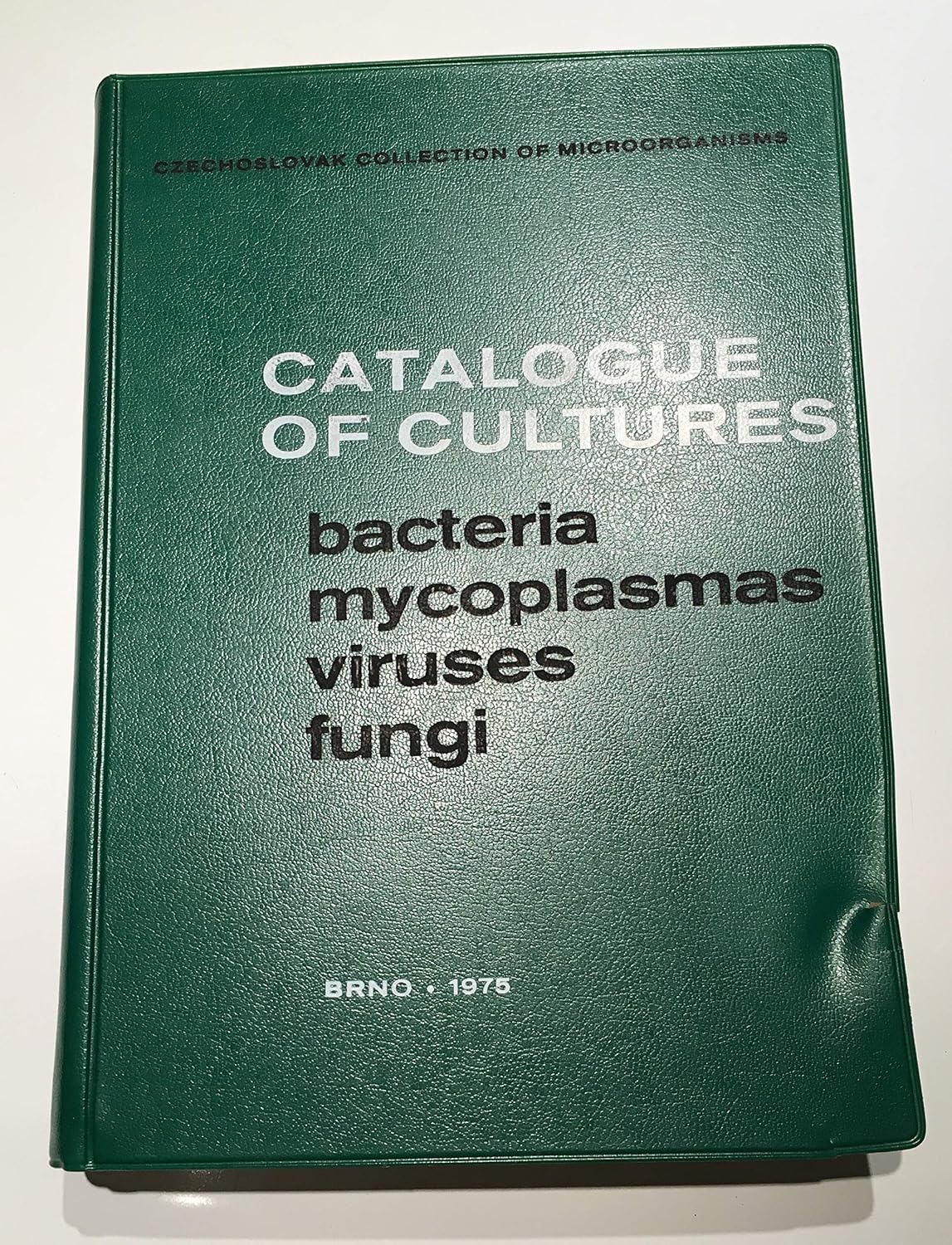 Czechoslovak Collection of Catalogue of Cultures