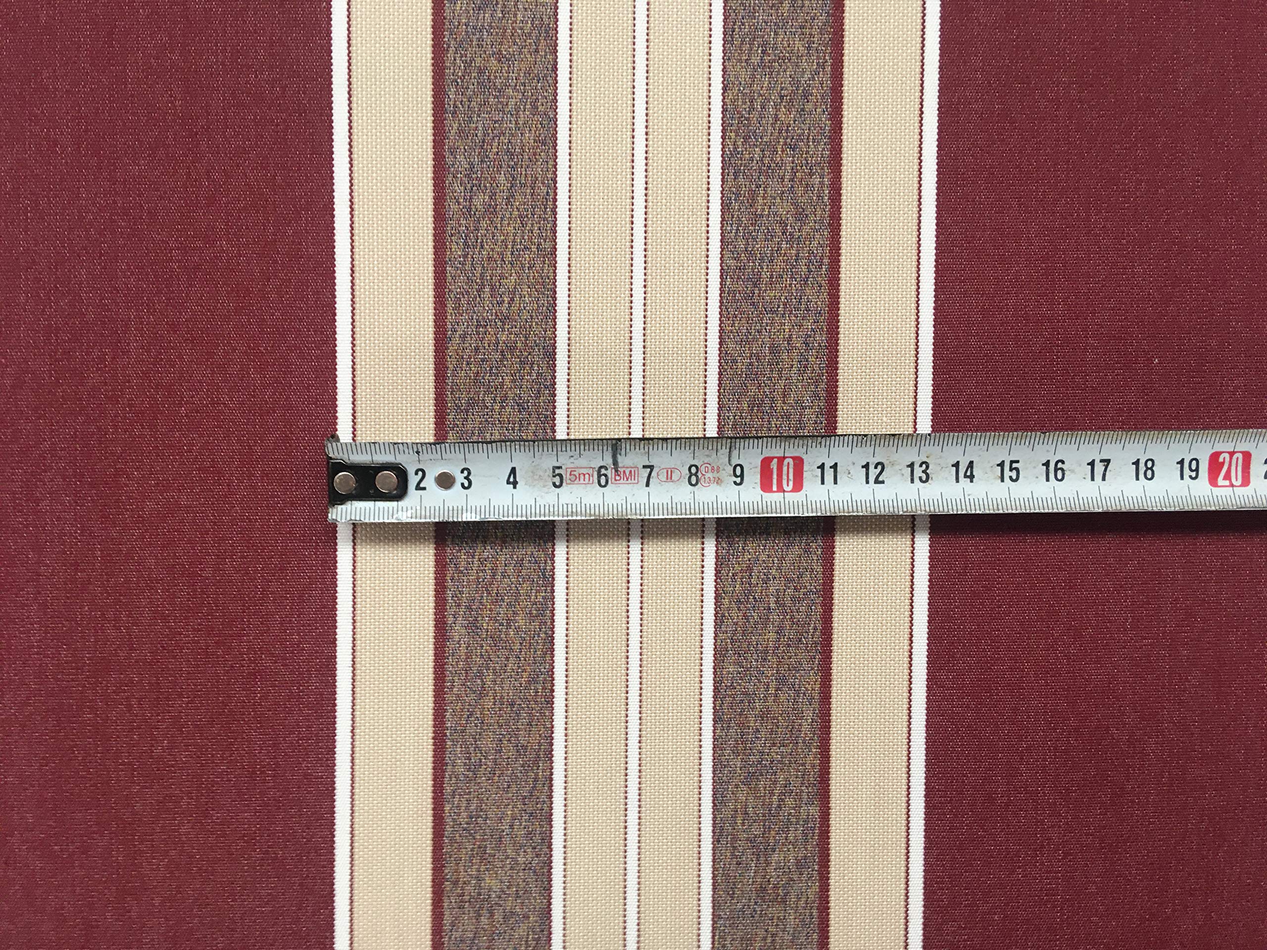 Lona para Toldo Profesional 2121 Marte | Acrílica Masacril 300 g/m² | Ancho 1,20 m | Lona sin Dobladillos | Alta Protección Solar UV | Sauleda (Lona de 2,00 x 1,20)