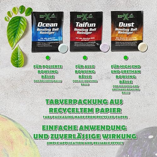 Miniatura 4 de Taifun  Limpiador de bolos  Agente de limpieza multiusos para bolas de bolos  Tableta limpiadora de bolas  Fabricado en Alemania