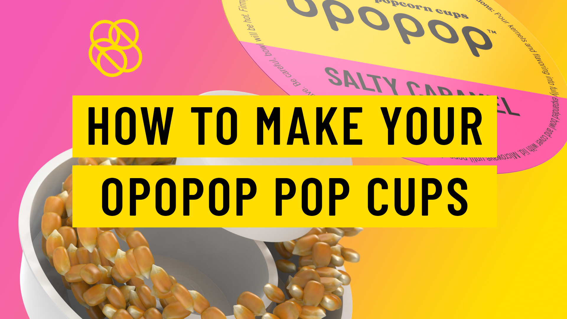 Opopop Gourmet Popcorn Gift Set - Variety 12-Pack Microwave Popcorn Kit, Collapsible Silicone Popcorn Popper, Gift Ready Packaging, Gluten Free Snacks Variety Pack, BPA-Free and Dishwasher Safe