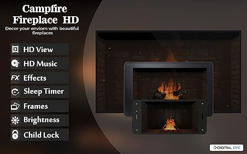 lareira de fogueira grátis HD - aproveite as férias de Natal esfriadas no inverno na sua TV HDR 4K,