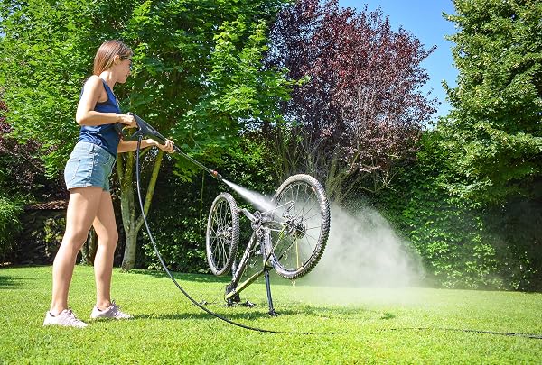 Lavor Idropulitrice Galaxy 160. 2500 Watt, 160 bar max. 510 litri/ora max, Spazzola Fissa, Spazzola Rotante, Lavapatio, Tubo A.P. 8 metri, Pistola, Lancia con Ugello Variojet e Turbo - 4