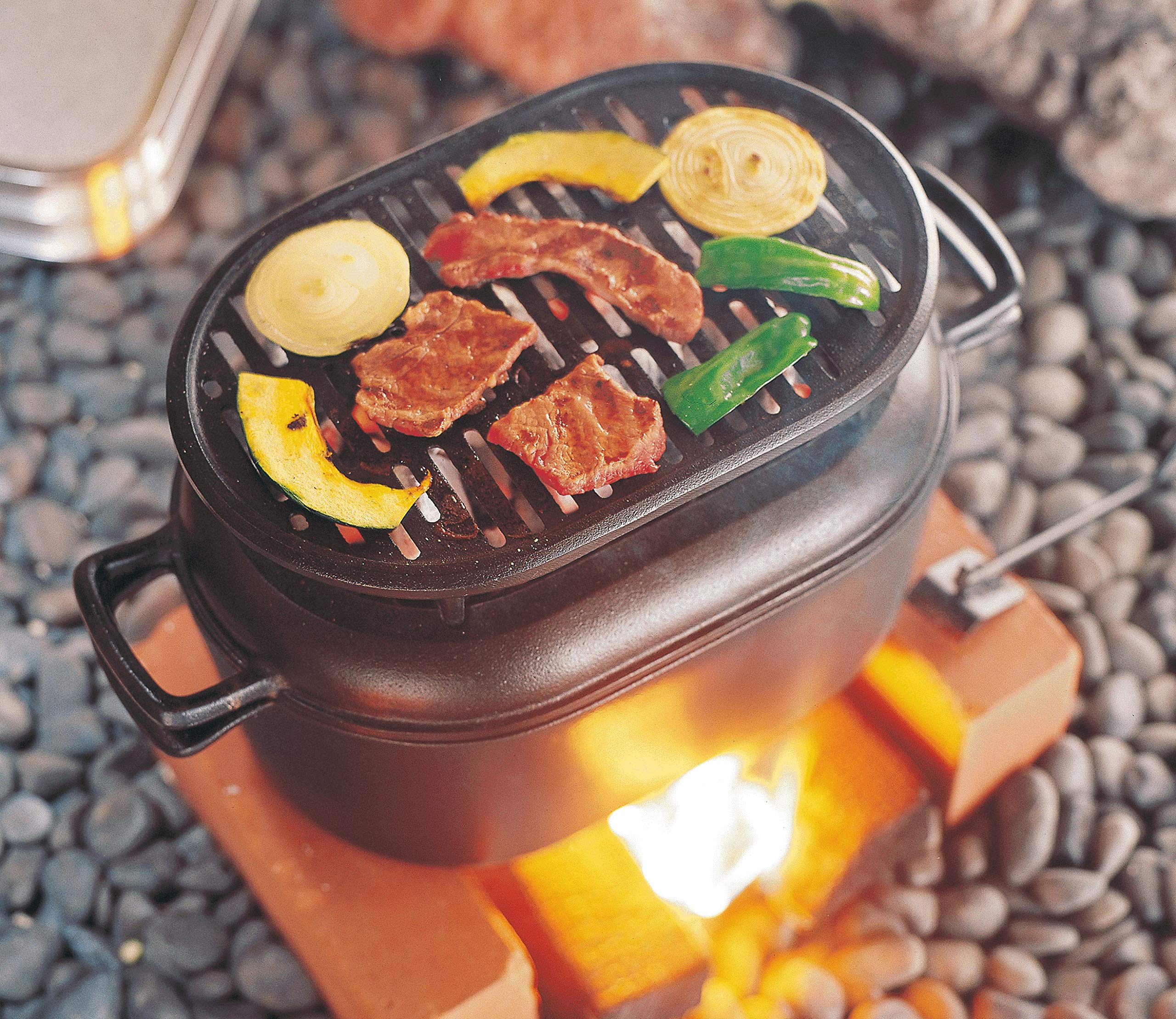 Amazon.co.jp: 岩鋳 Iwachu マルチオーブン30 黒焼付 内寸29.5cm 