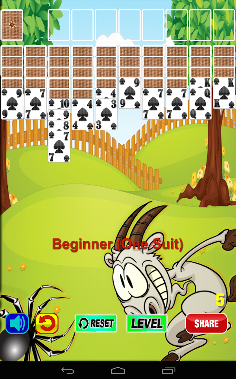 Aplicación Goat Chance Spider Solitaire HD en Amazon Appstore