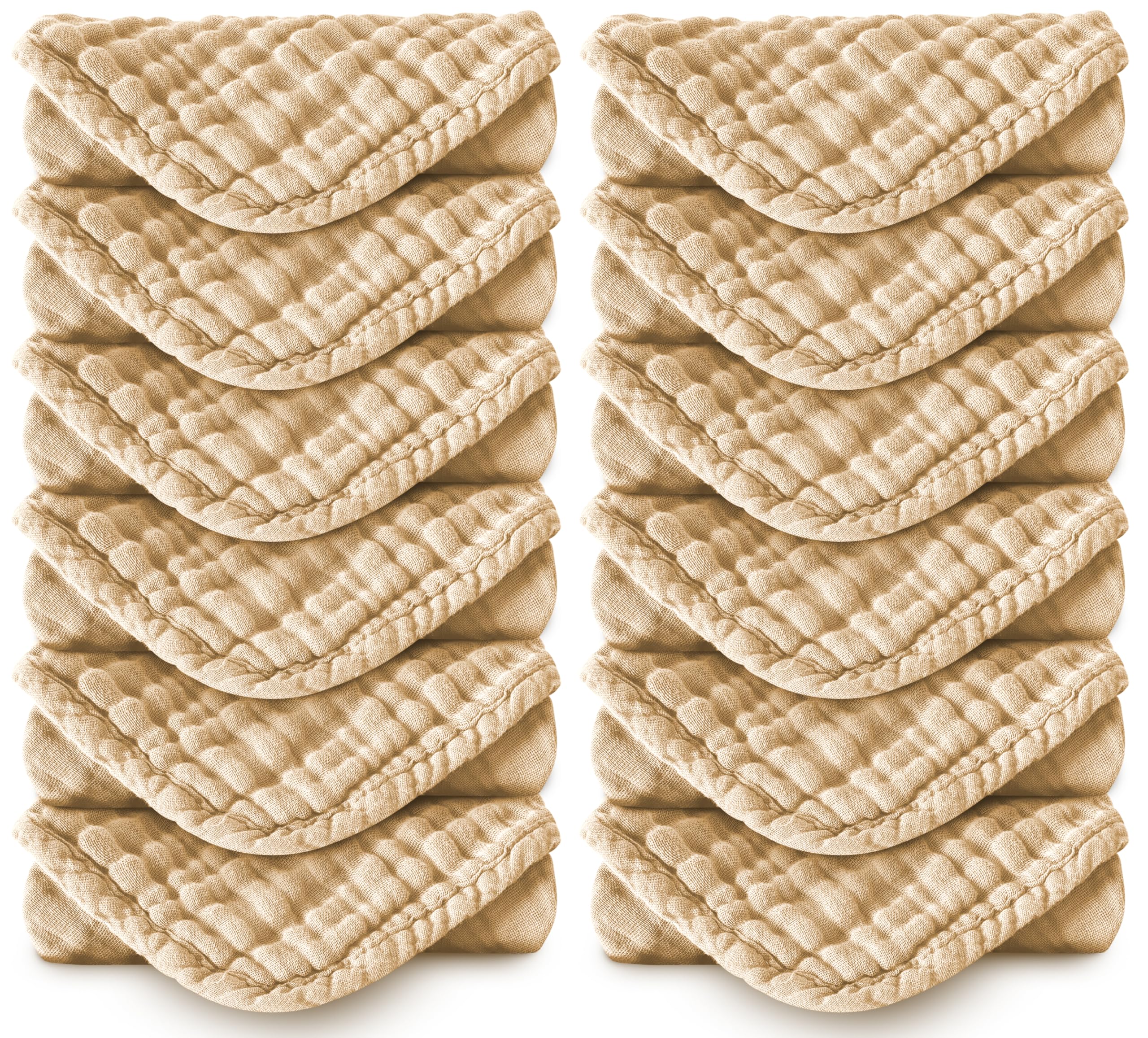 Spotted Play Muslin Burp Cloths 100% Cotton Large 20''x10'' Extra Soft and Absorbent Baby Wash Cloths Spit Up Rags - Baby Burping Cloth for Boys Girls