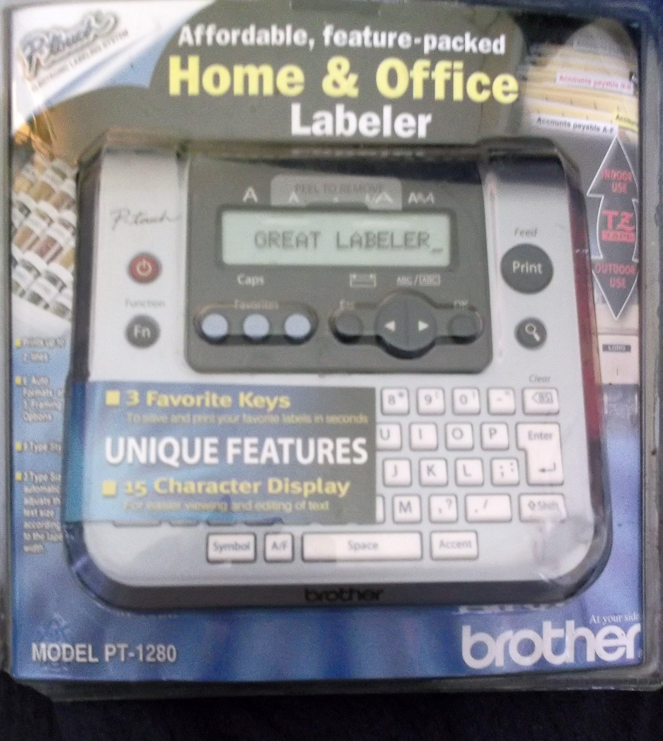 Brother PT1280 PTouch Electronic Labeling System