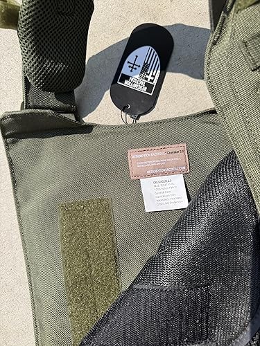 Miniatura 5 de Crusader 2.0 Tactical Molle - Chaleco táctico con hebillas de liberación rápida con bolsas laterales y bolsa triple para mag