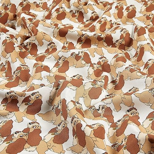 Miniatura 2 de Disney Lady and The Tramp Lady Stack - Tela de tela, color crema