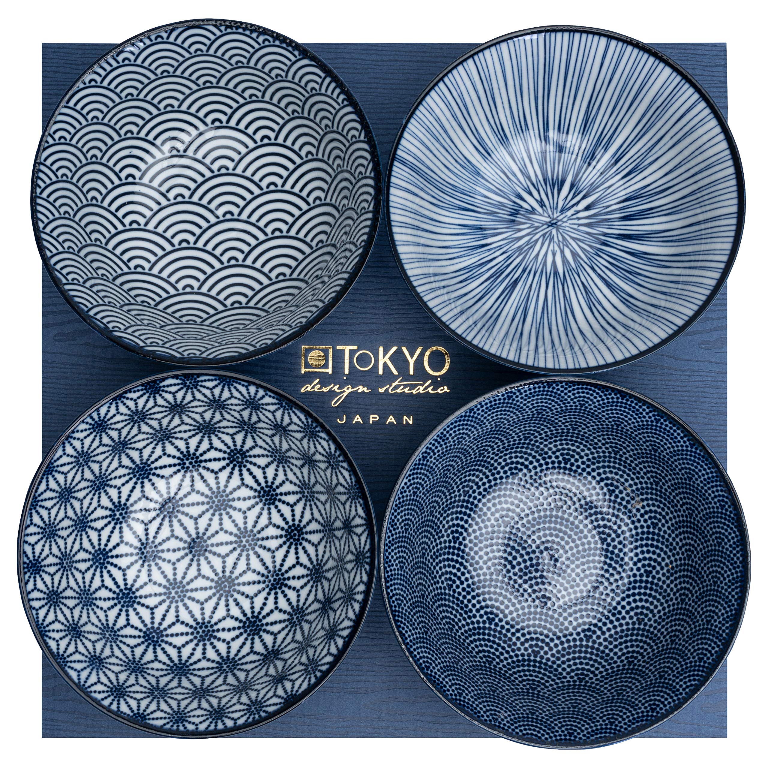 Nippon Blue Tayo-Schüssel-Set, 4-tlg.