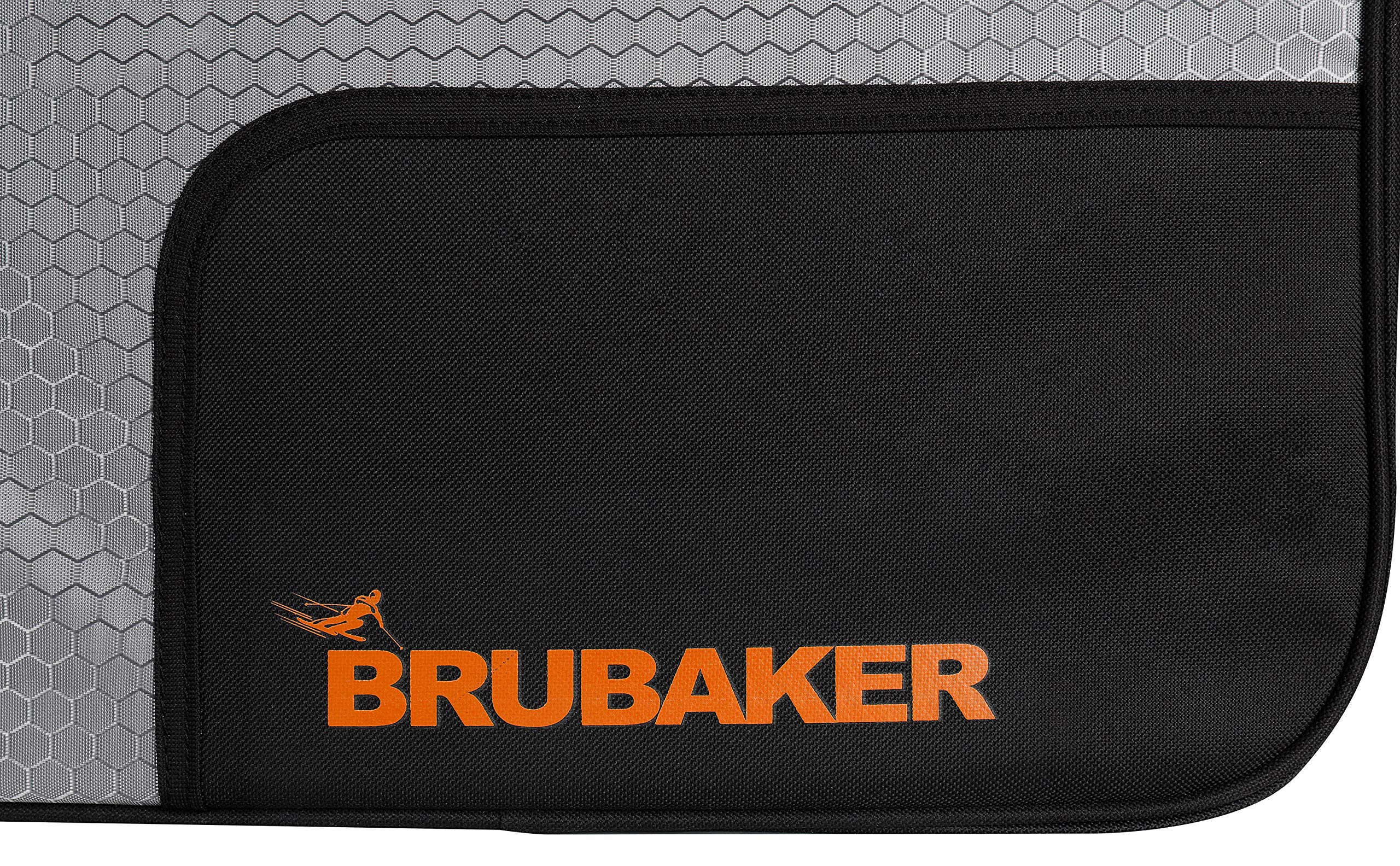 Brubaker SuperTec - Borsa Porta Scarponi da Sci Borsa da Casco con portascarpe - Arancione Argentato
